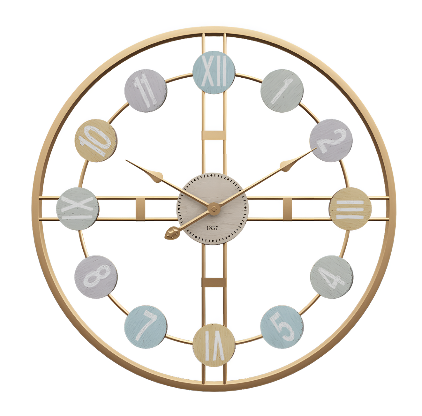 Modena Sleek Iron Wall Clock | Wall Clocks | NordicAbode.com