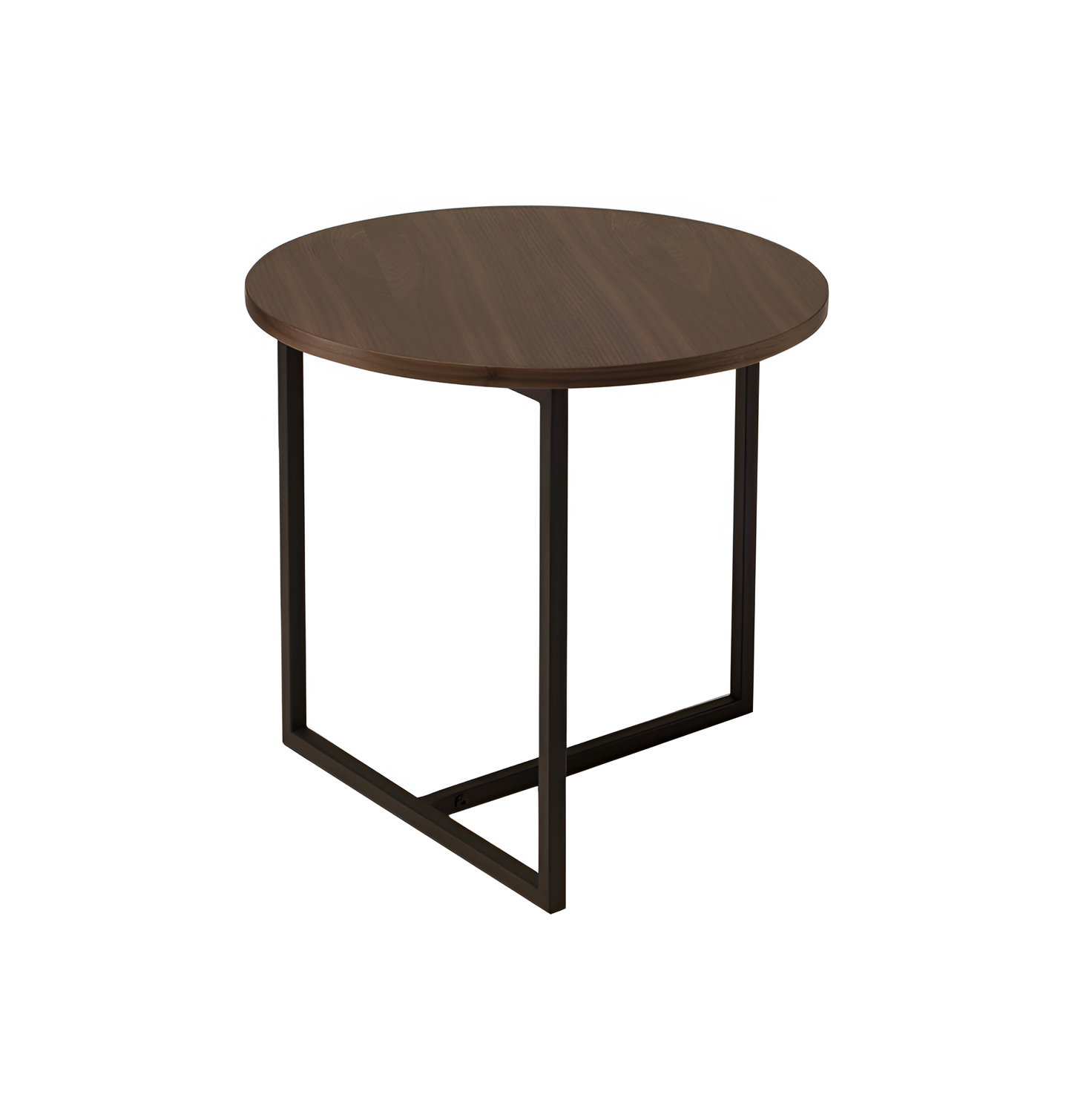 Turner Walnut Round Side Table | Side Tables | NordicAbode.com