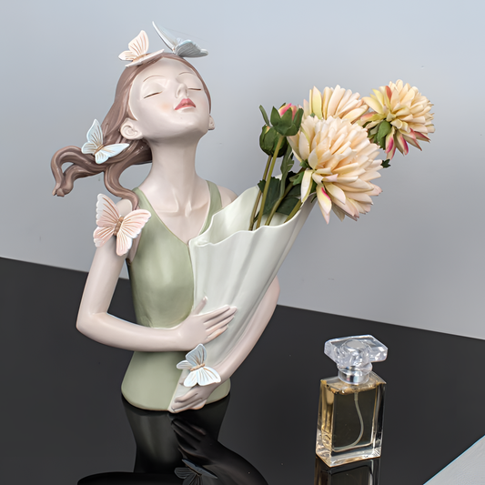 Lucie Resin Flower Vase | Vases | NordicAbode.com