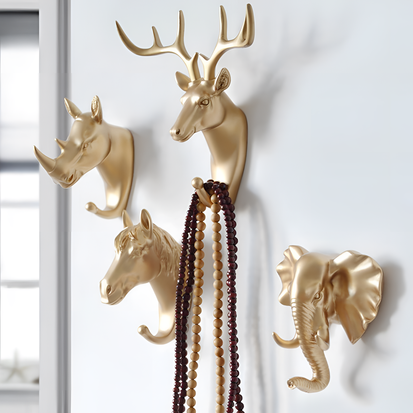 Wild Animal Wall Hangers - Vinyl Decor | Wall Decor | NordicAbode.com