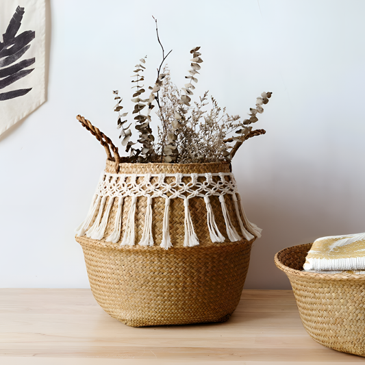 Seagrass Versatile Seagrass Basket Planter | Baskets | NordicAbode.com