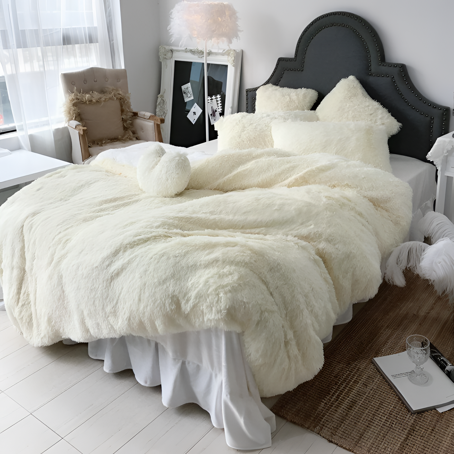 Astrid Luxury Fleece Bedding Set | Bedding | NordicAbode.com