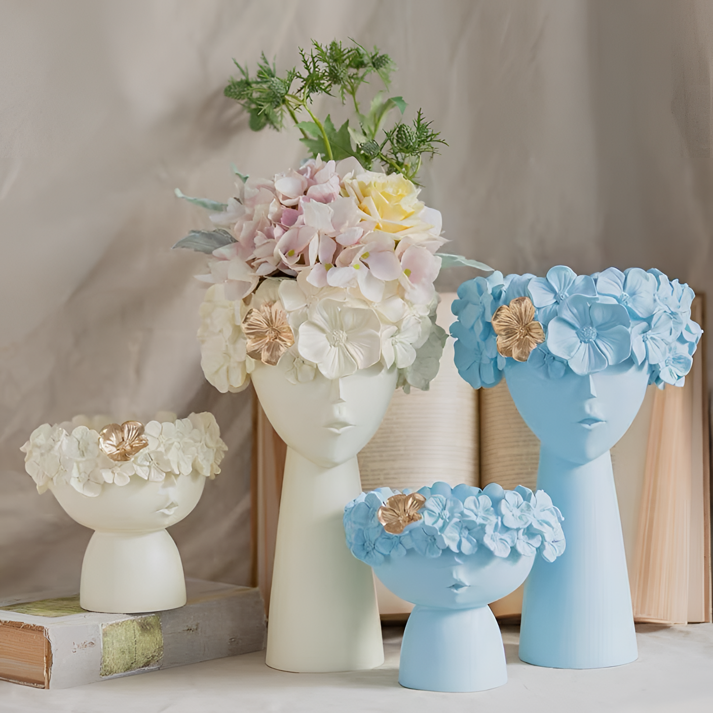 Flower Girl Resin Planter | Planters | NordicAbode.com