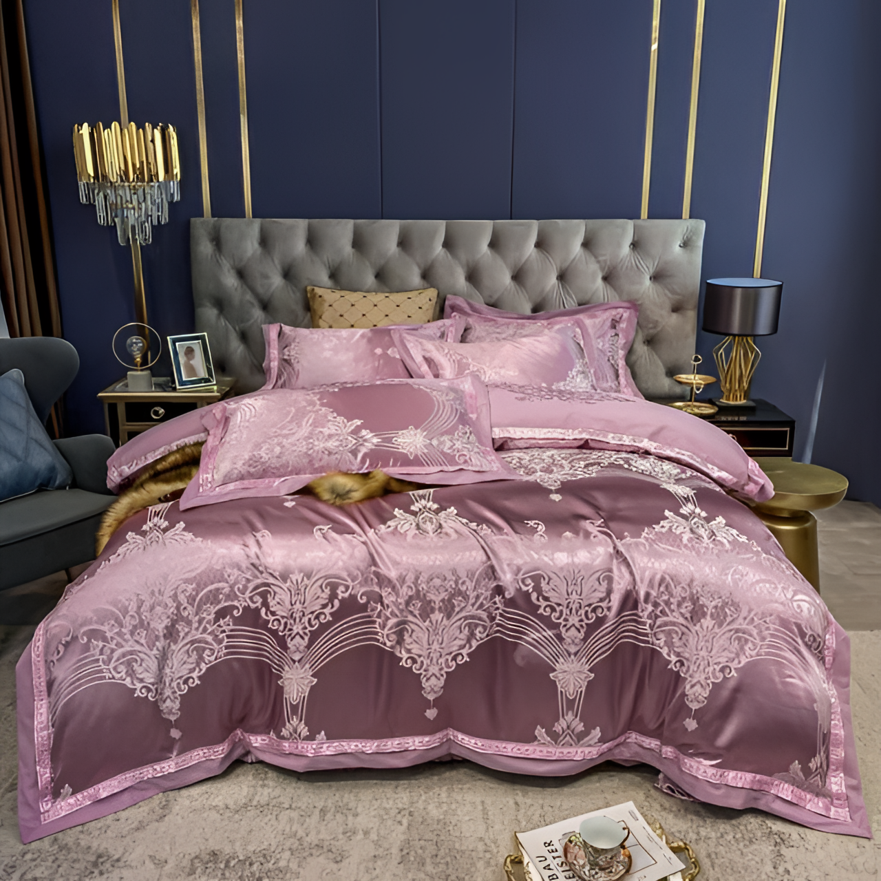 Wisteria Luxury Egyptian Cotton Duvet Set | Bedding | NordicAbode.com