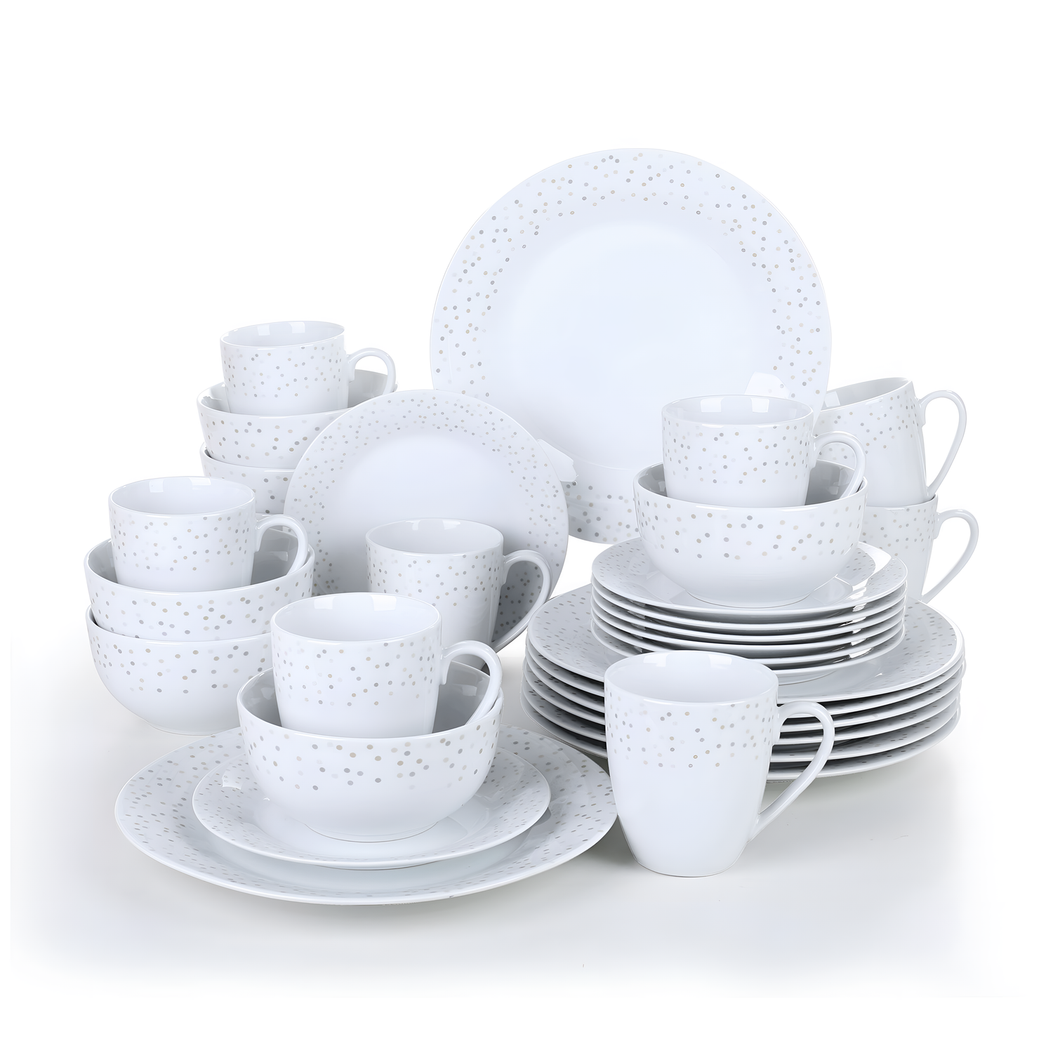 Orion 32-Piece Porcelain Dinnerware Set | Dinnerware | NordicAbode.com