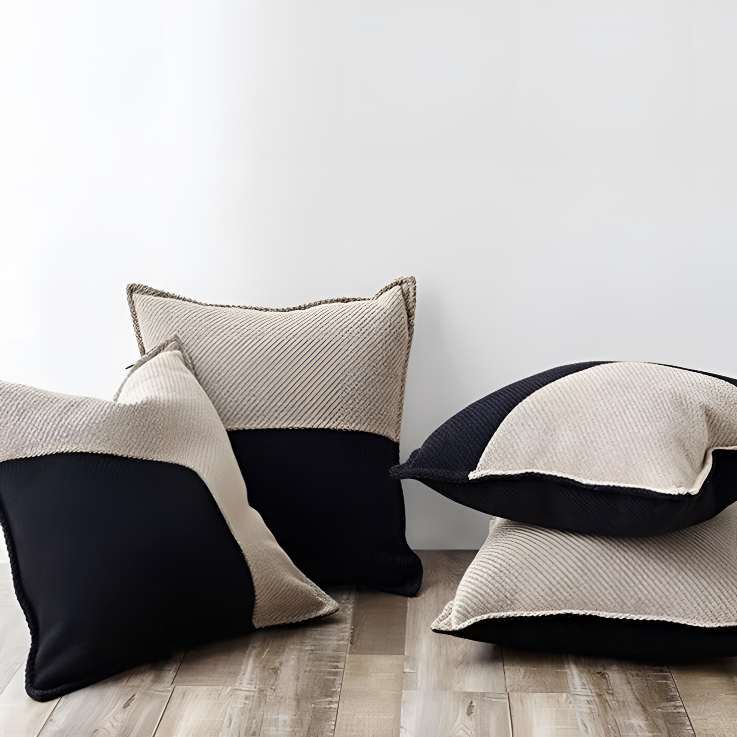 Black Cushion Cover - Twill Material | Cushion Covers | NordicAbode.com