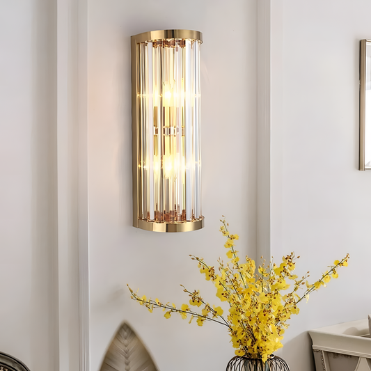 Elmina Vintage Gold Wall Light | Lighting | NordicAbode.com