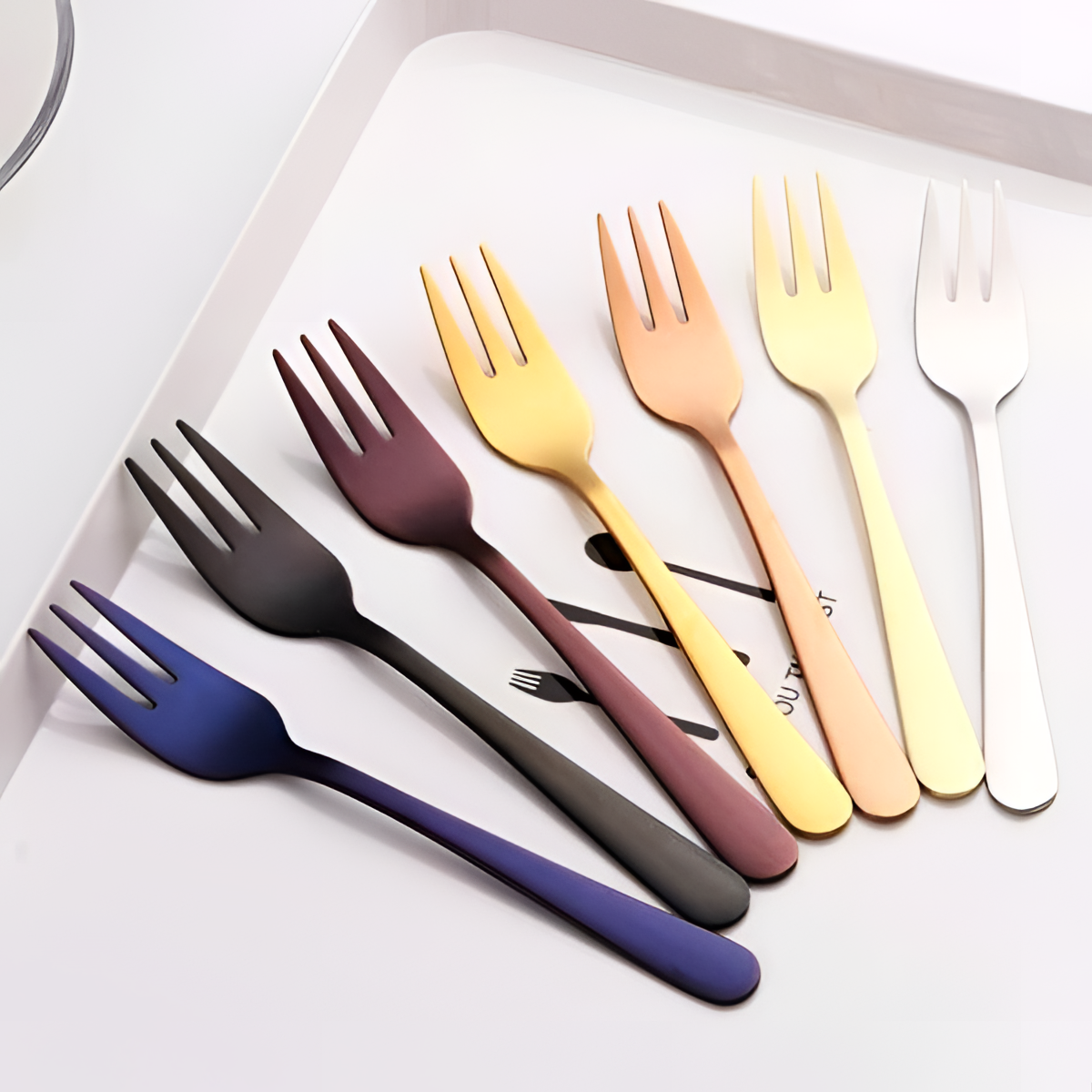 Metal Stainless Steel Dessert Fork | Tableware | NordicAbode.com