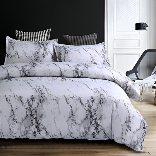 Marble Eco-Friendly Marble Duvet Cover | Bedding | NordicAbode.com