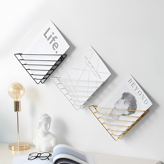 Decker Modern Wall Mounted Book Holder | Storage | NordicAbode.com