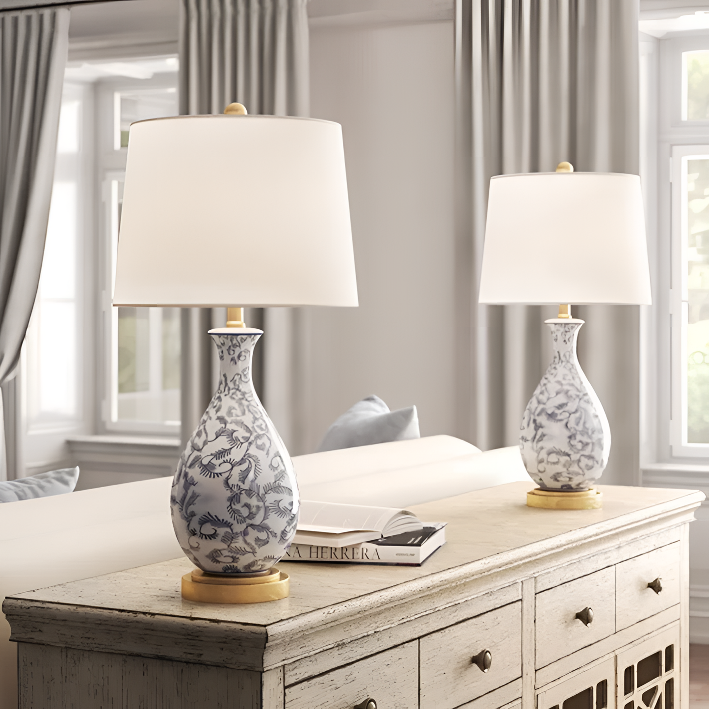 Harmony Glam Ceramic Table Lamp | Lighting | NordicAbode.com