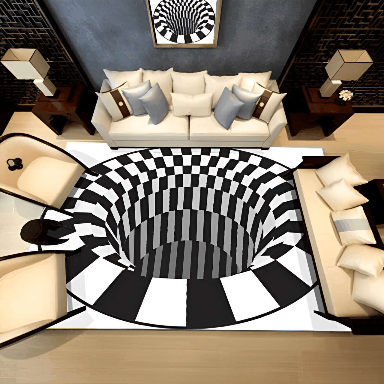 Vortex 3D House Mat - Vortex Design | Rugs | NordicAbode.com