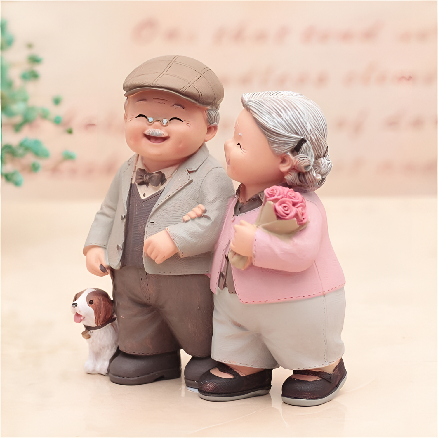 Grandparents Charming Grandparents Couple Figurines | Figurines | NordicAbode.com