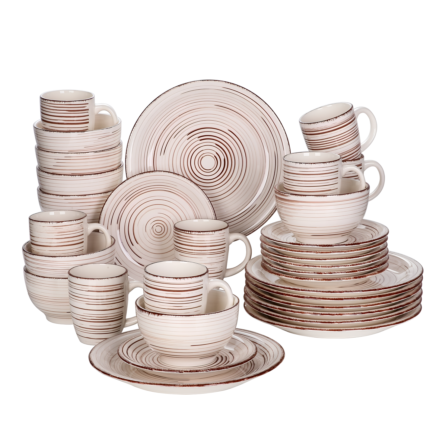 Bella-Bg 32-Piece Porcelain Dinner Set | Dinnerware | NordicAbode.com