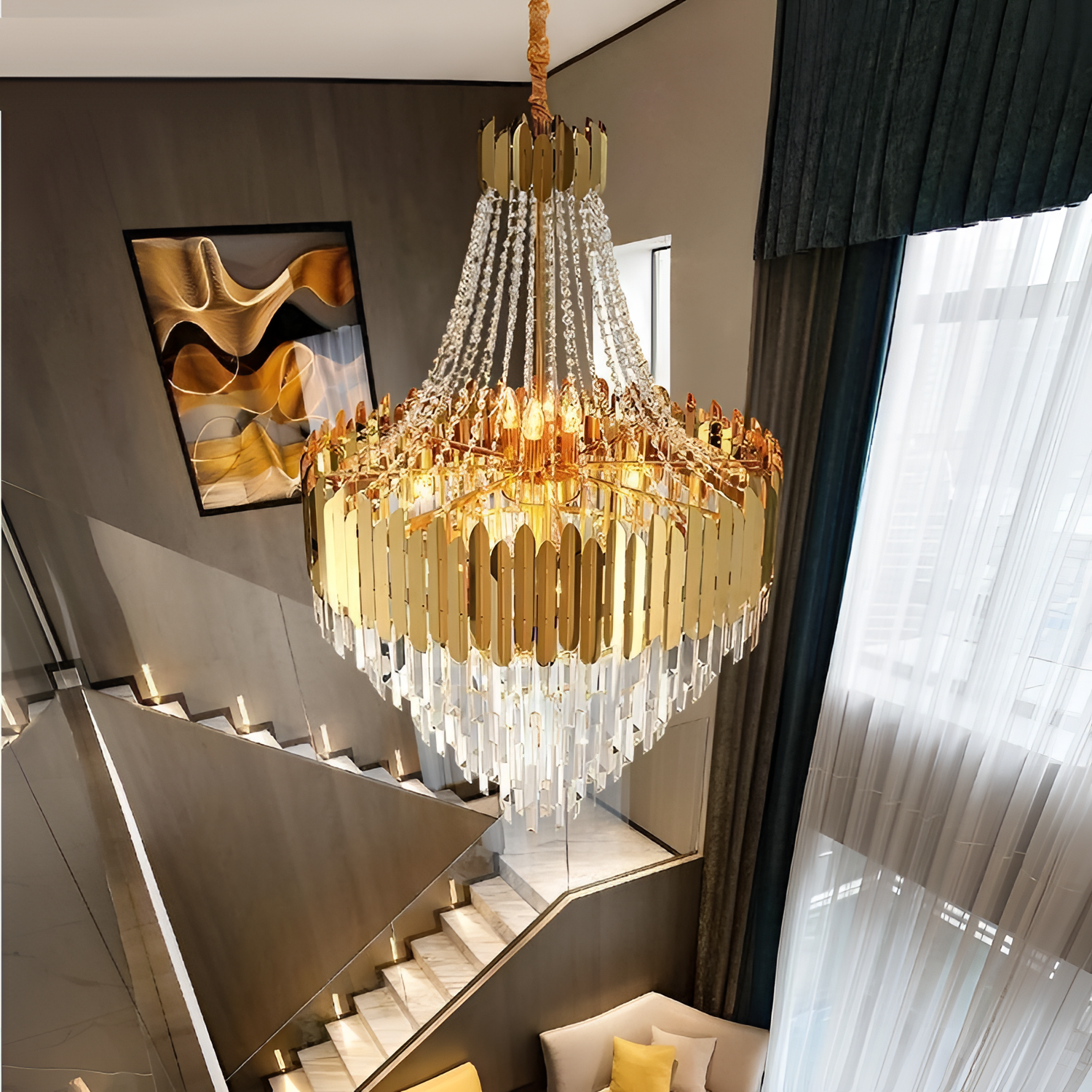 The Modern Crystal Chandelier | Lighting | NordicAbode.com