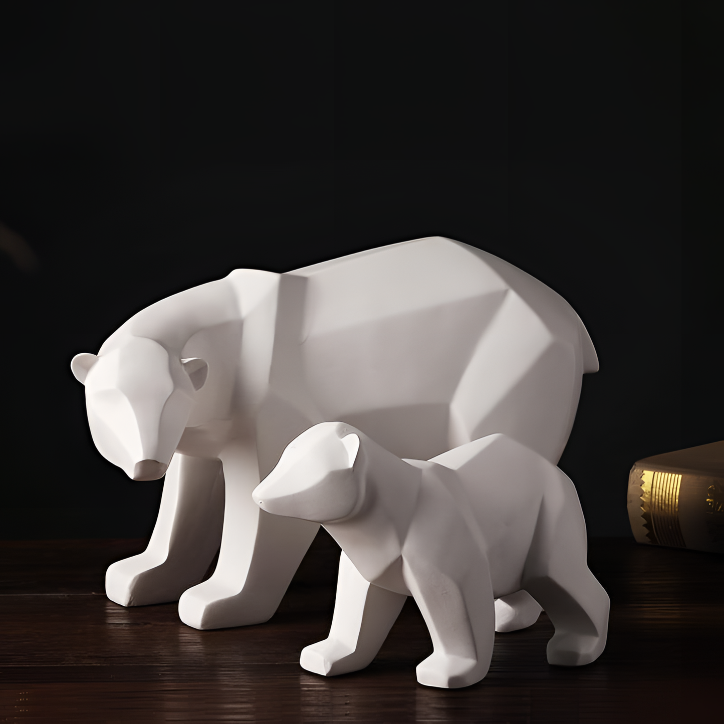 Polar Elegant Polar Bear Figurines | Figurines | NordicAbode.com