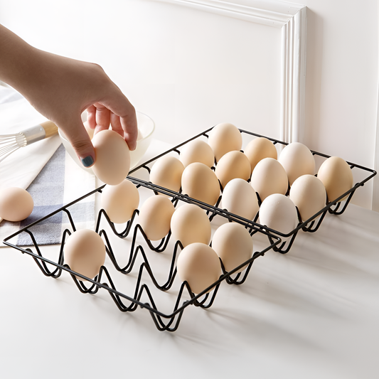 Black Egg Storage Organizer | Kitchen Decor | NordicAbode.com