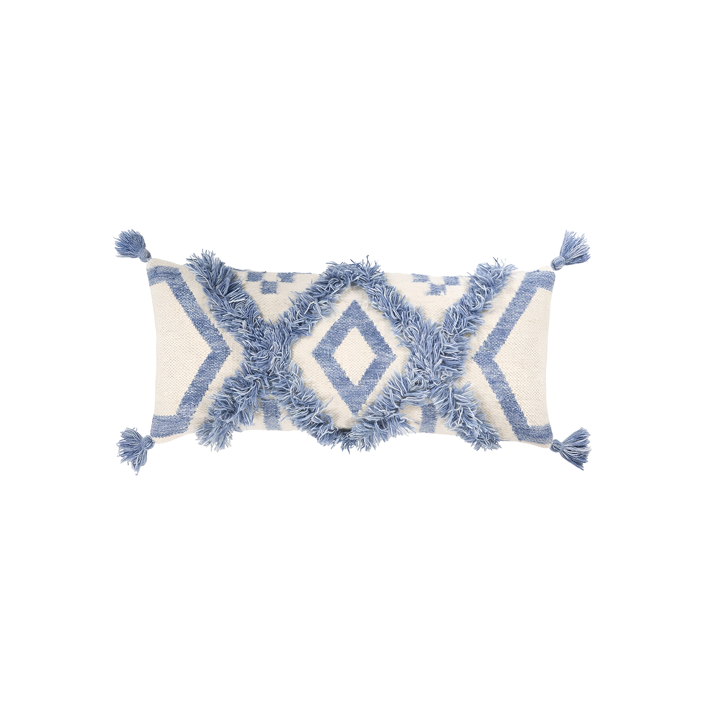 Denim Fringe Tassel Pillow Cover | Pillows | NordicAbode.com