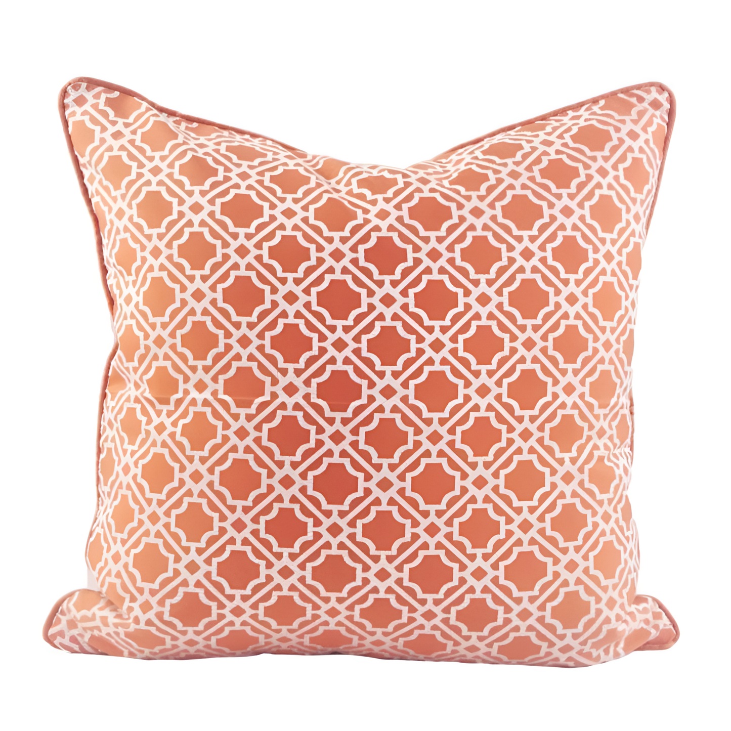 Geometric Orange Geometric Cushion Cover | Cushion Covers | NordicAbode.com