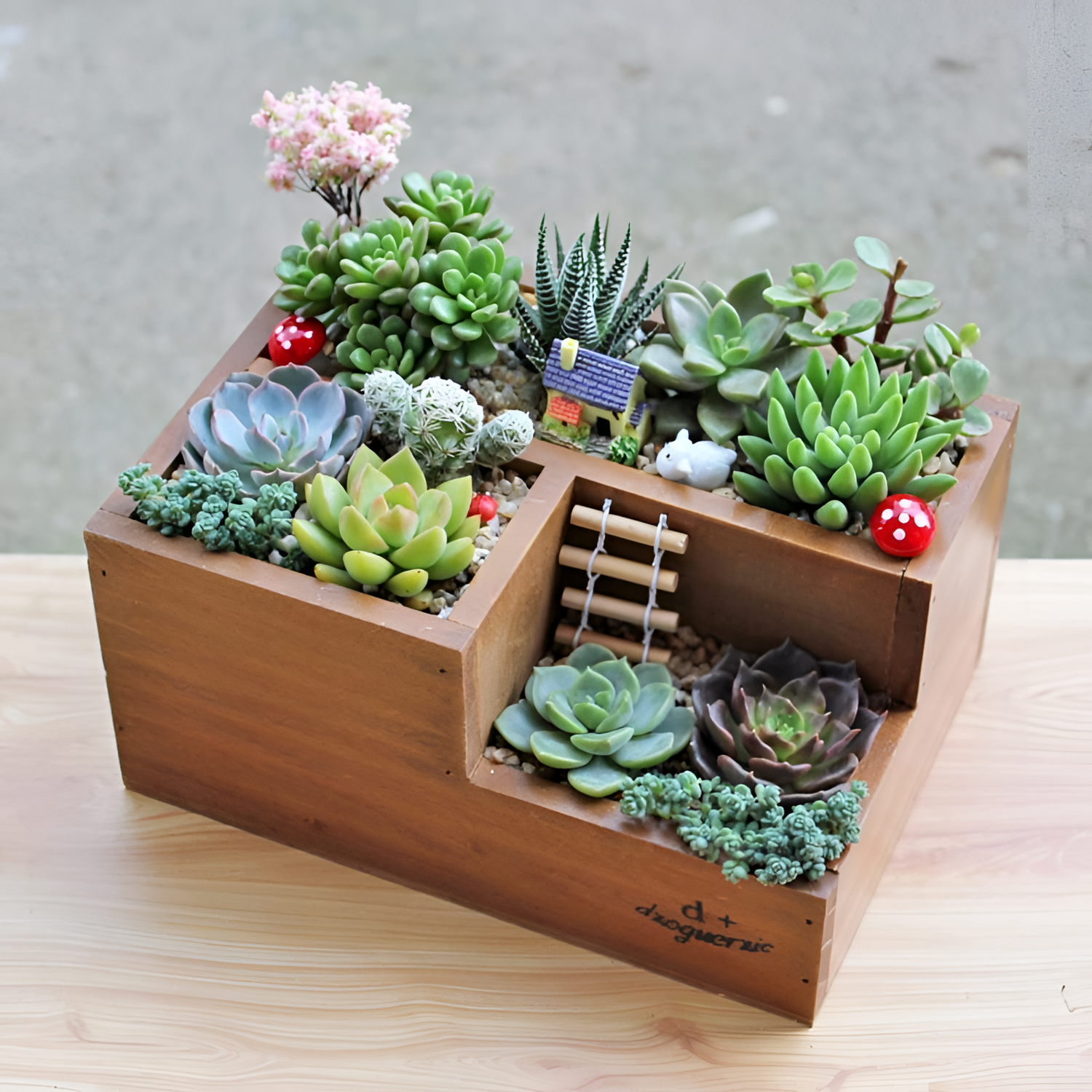 Wooden Flower Pots - Natural Decor | Plant Decor | NordicAbode.com