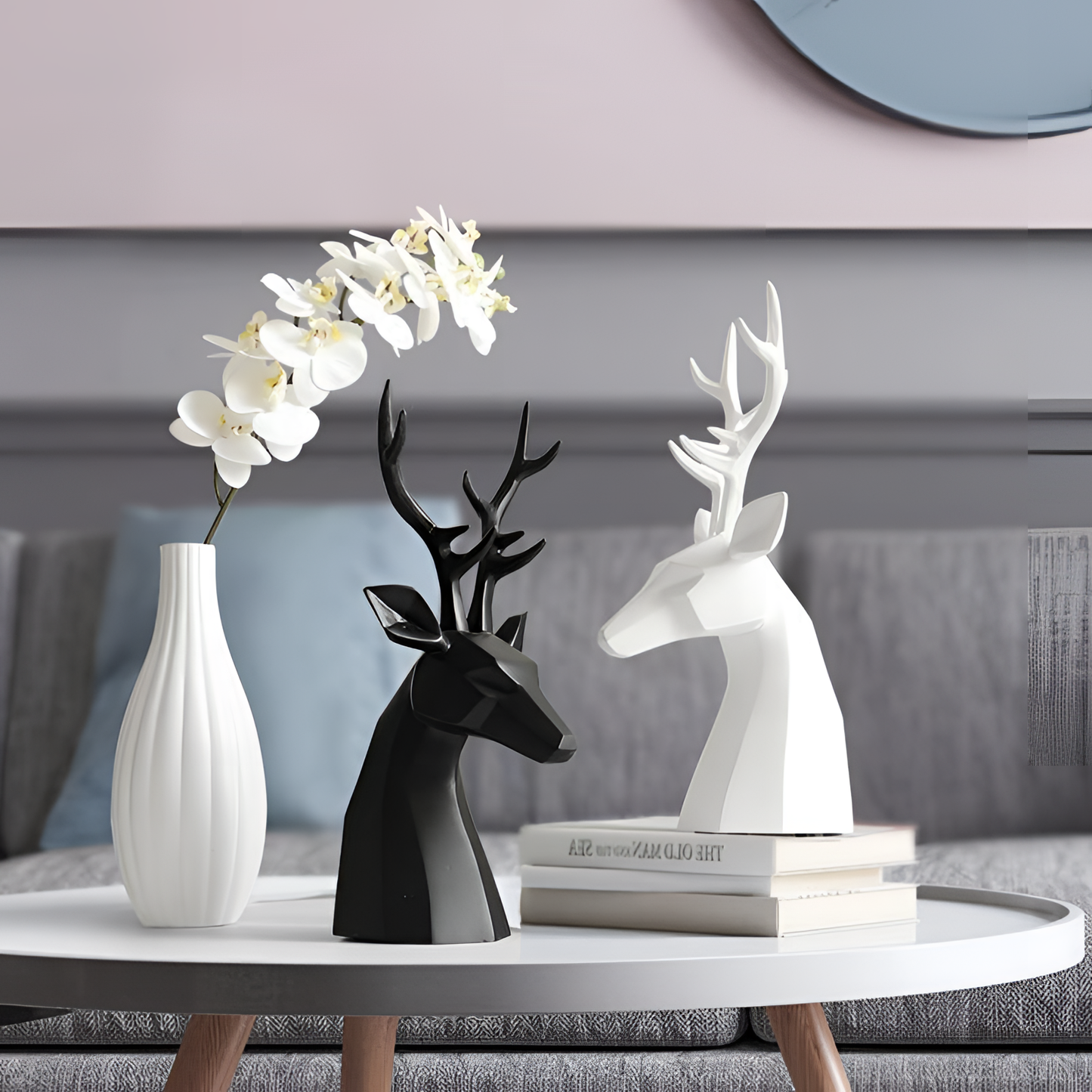 Decorative Contemporary Deer Figurine Decor | Figurines | NordicAbode.com