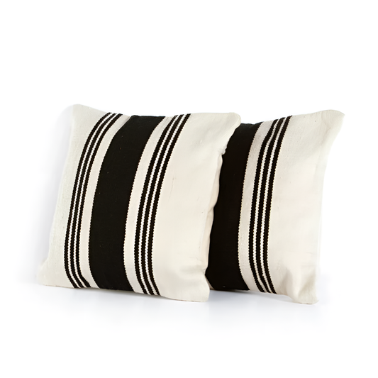 Lyons Recycled Striped Outdoor Pillows | Outdoor Decor | NordicAbode.com