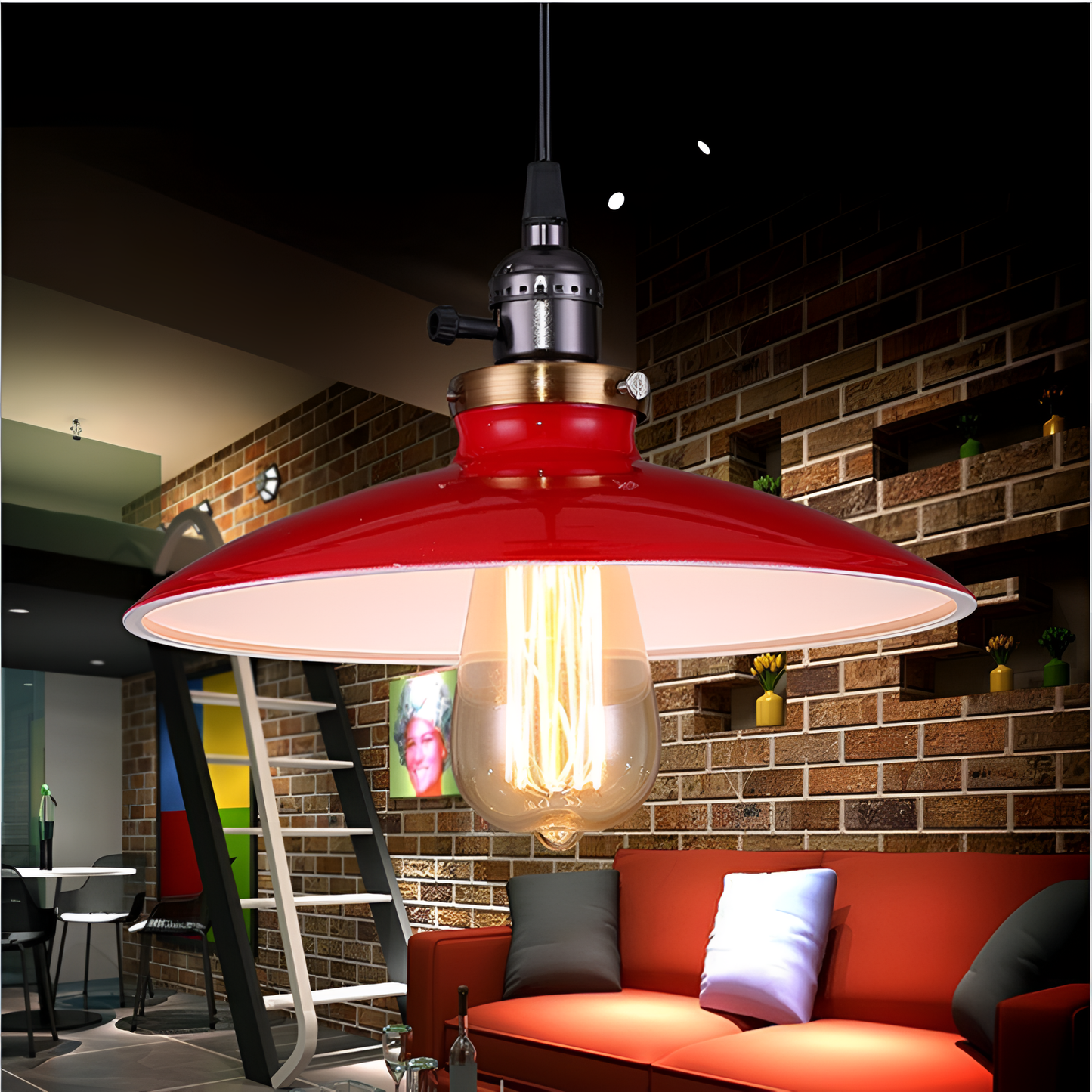 Zelus Retro Metal Hanging Lamp | Lighting | NordicAbode.com