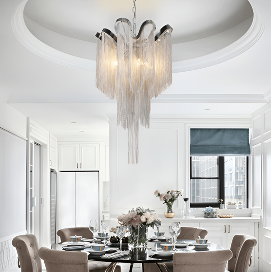 Moda Fashion Chain Chandelier - Modern Style | Lighting | NordicAbode.com