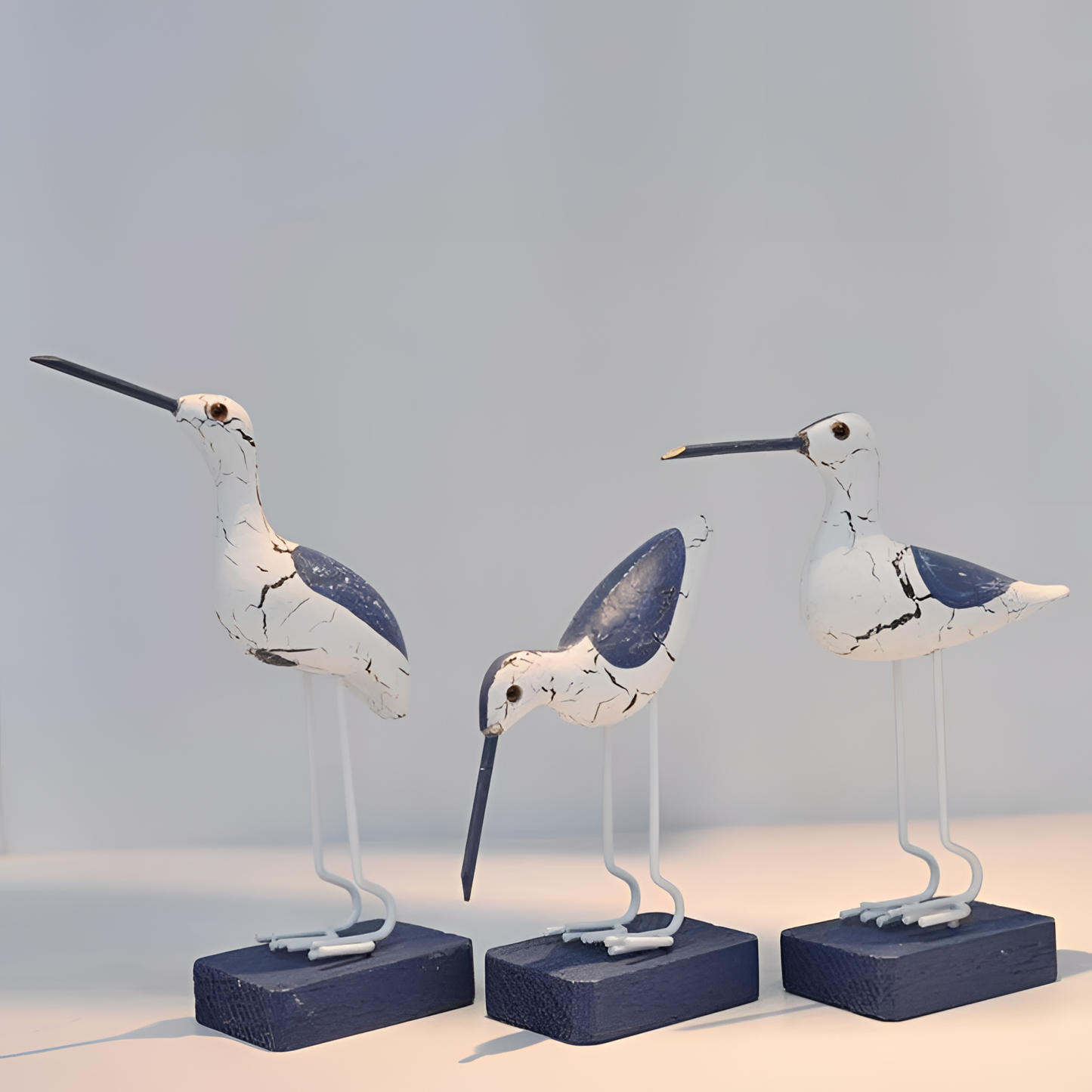 Mediterranean Seabird Figurines - Coastal Decor | Coastal Decor | NordicAbode.com