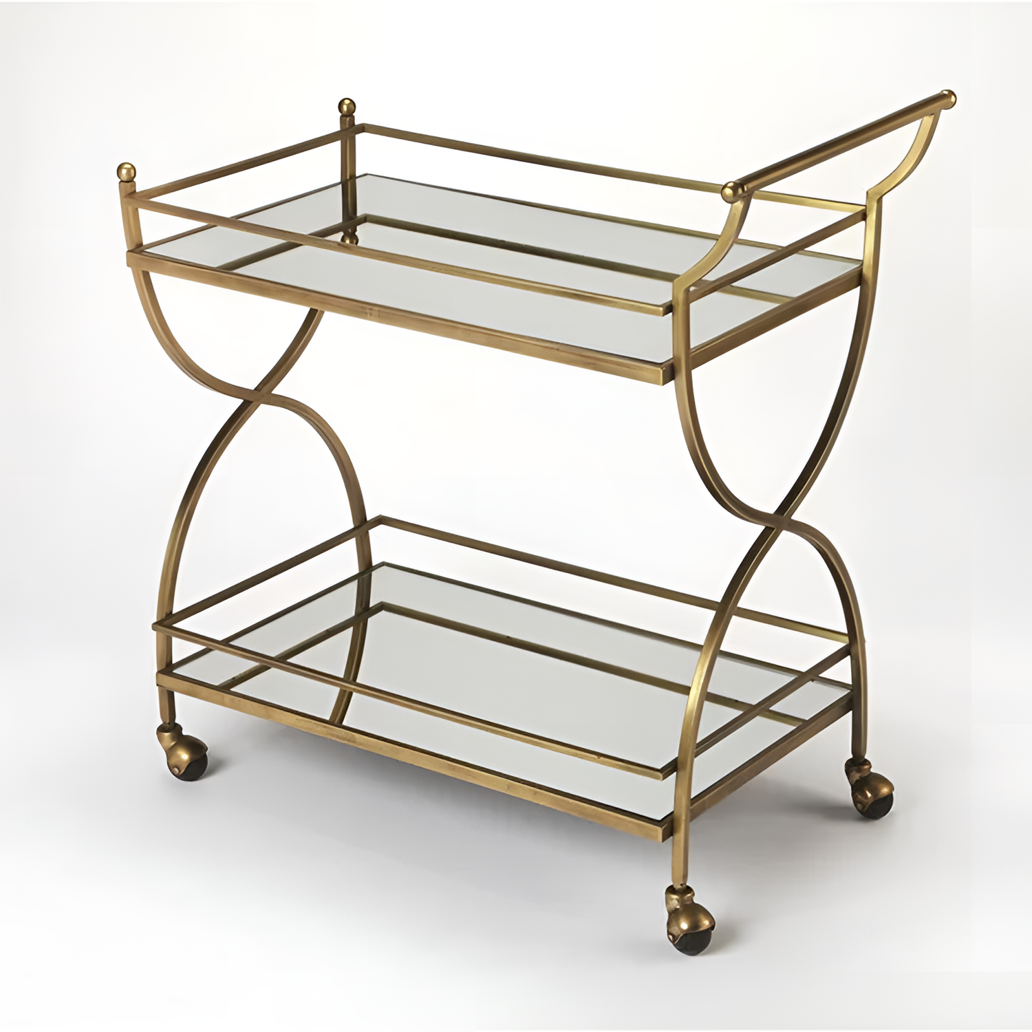 Bar Vintage Gold Bar Cart | Bar Carts | NordicAbode.com