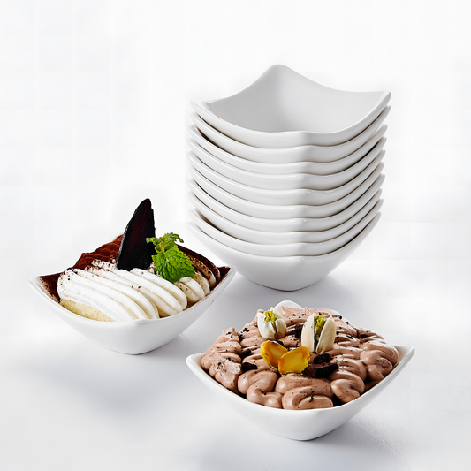 12-Piece Porcelain Ramekin Set | Serveware | NordicAbode.com