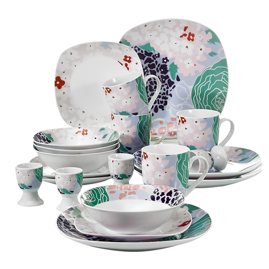 Olina 20-Piece Porcelain Dinnerware Set | Dinnerware | NordicAbode.com