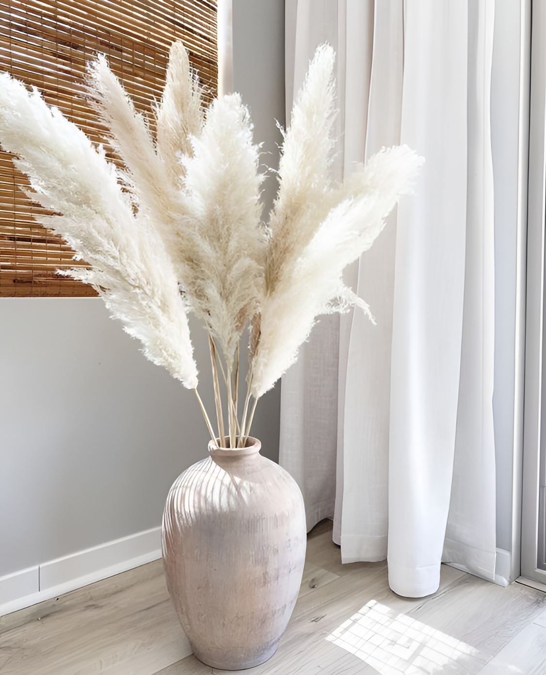 Large Snow White Pampas Grass Bundle | Botanical | NordicAbode.com