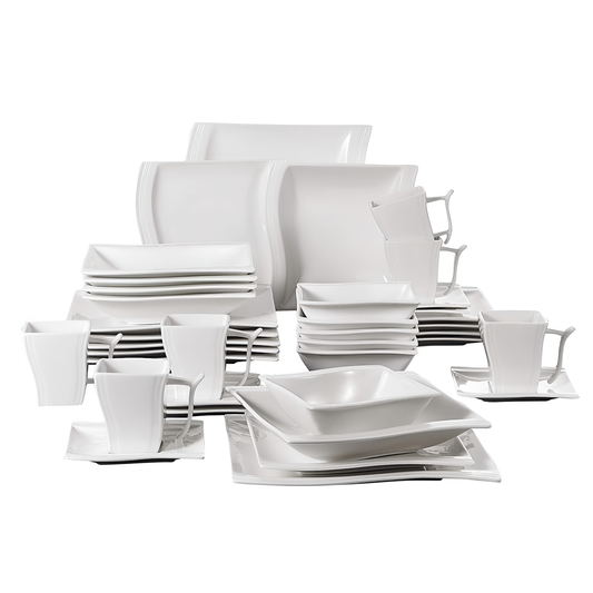 Flora 36-Piece Flora Dinnerware Set | Dinnerware | NordicAbode.com