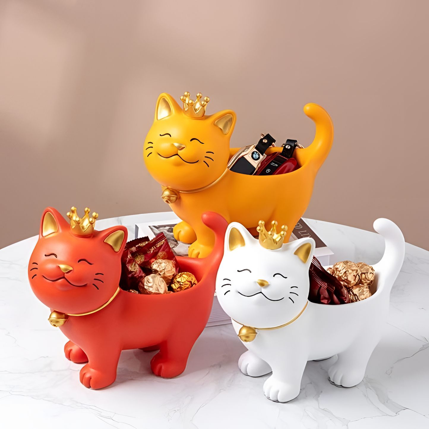 Lucky Decorative Lucky Cat Holder | Accents | NordicAbode.com