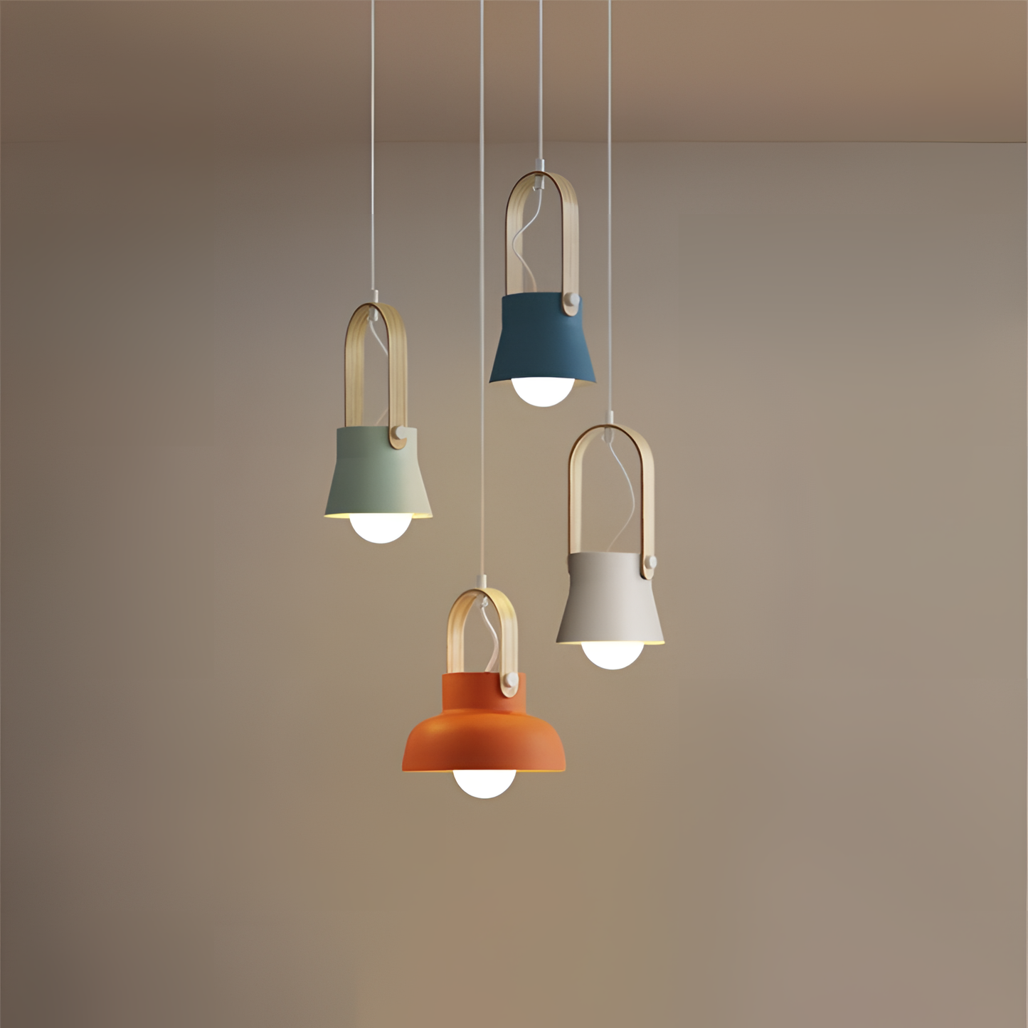 Petah Nordic LED Hanging Dome Lights | Lighting | NordicAbode.com