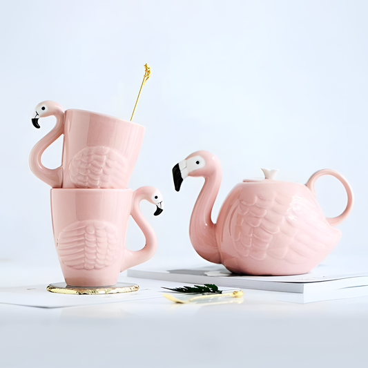 Flamingo Tea Set | Tableware | NordicAbode.com