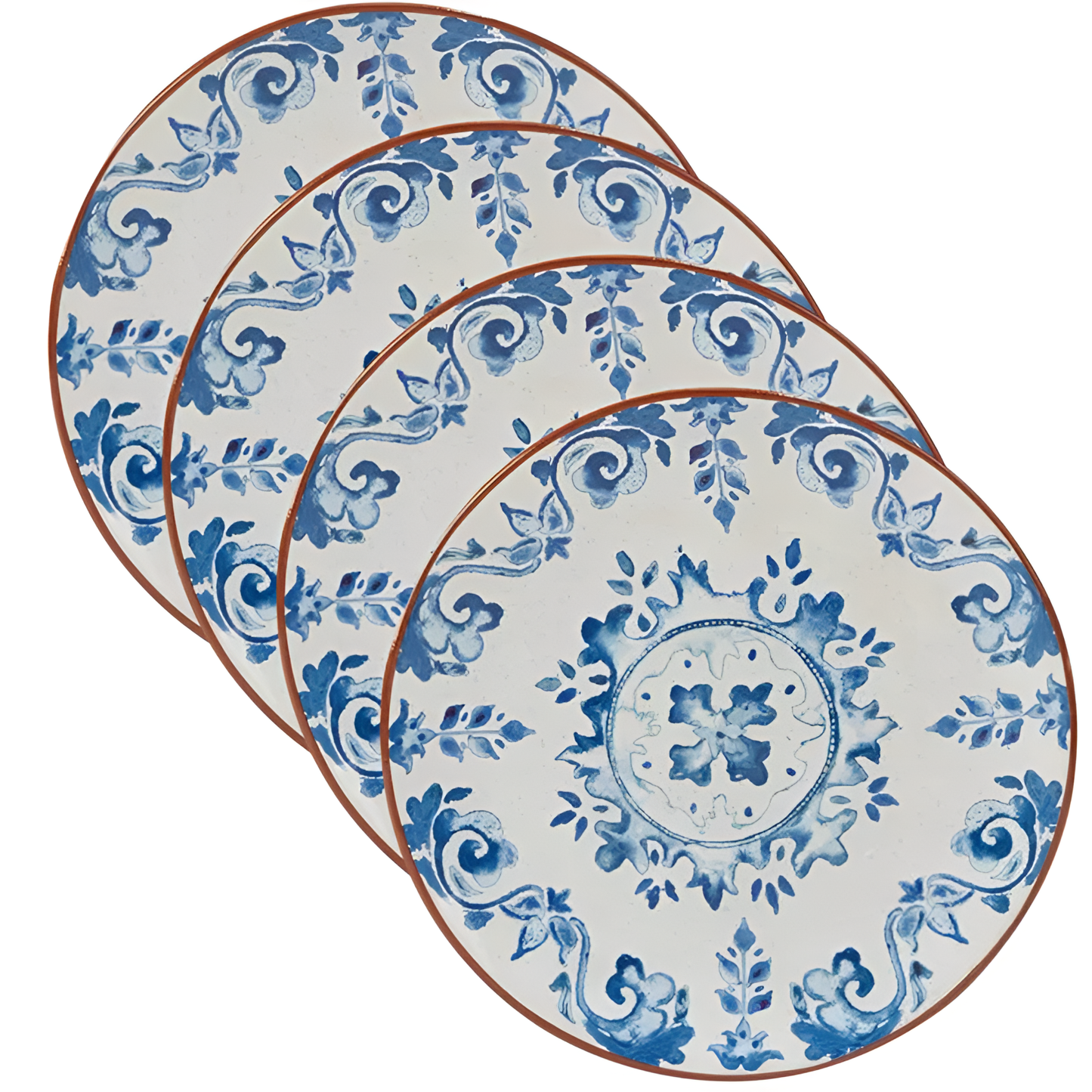 Certified Chinoiserie Salad Plate Set | Tableware | NordicAbode.com