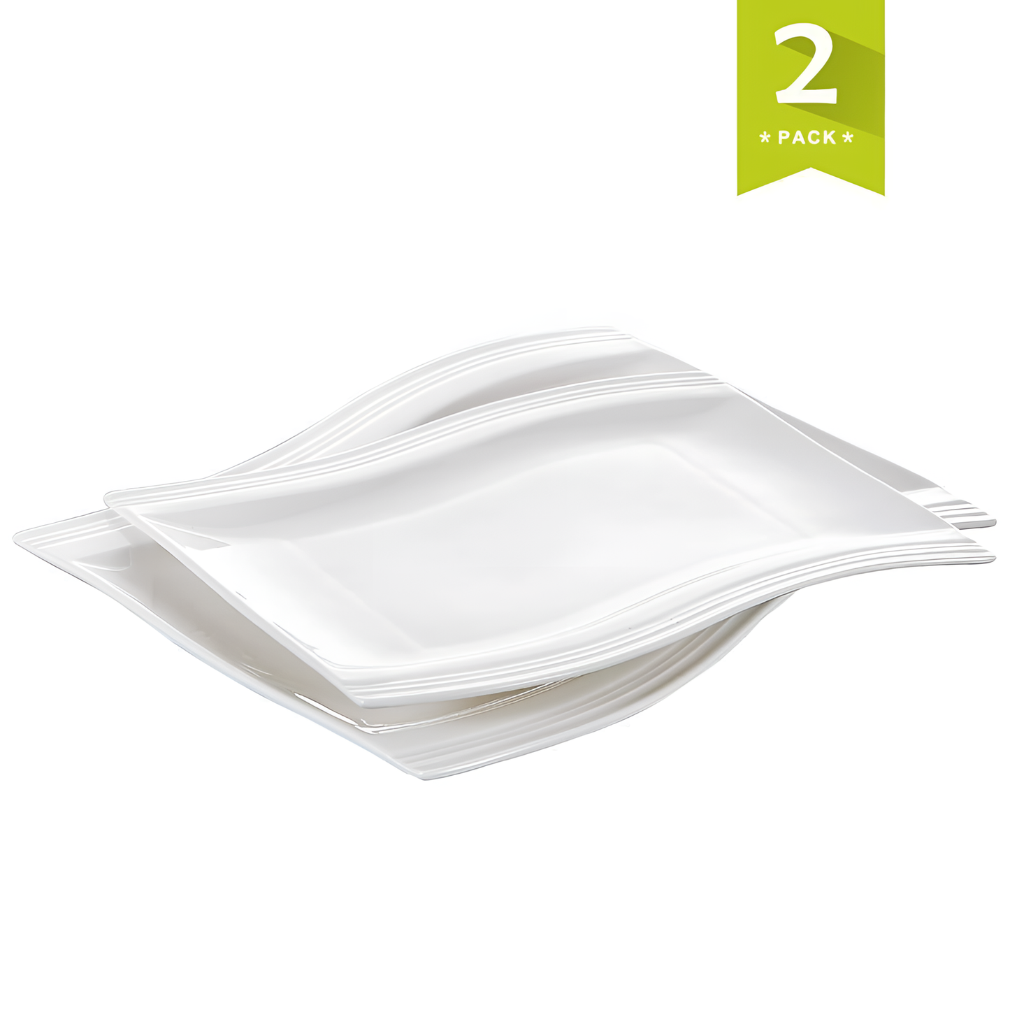 Flora Elegant White Porcelain Serving Plates | Dining | NordicAbode.com