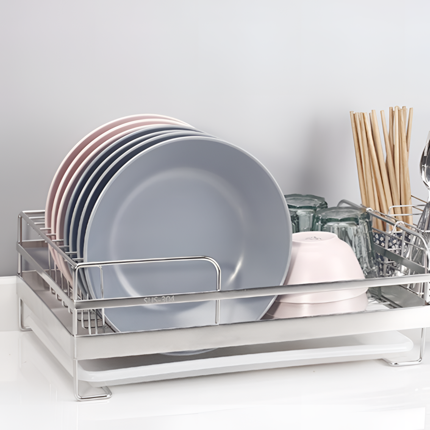 Stainless Steel Dish Rack | Kitchen | NordicAbode.com