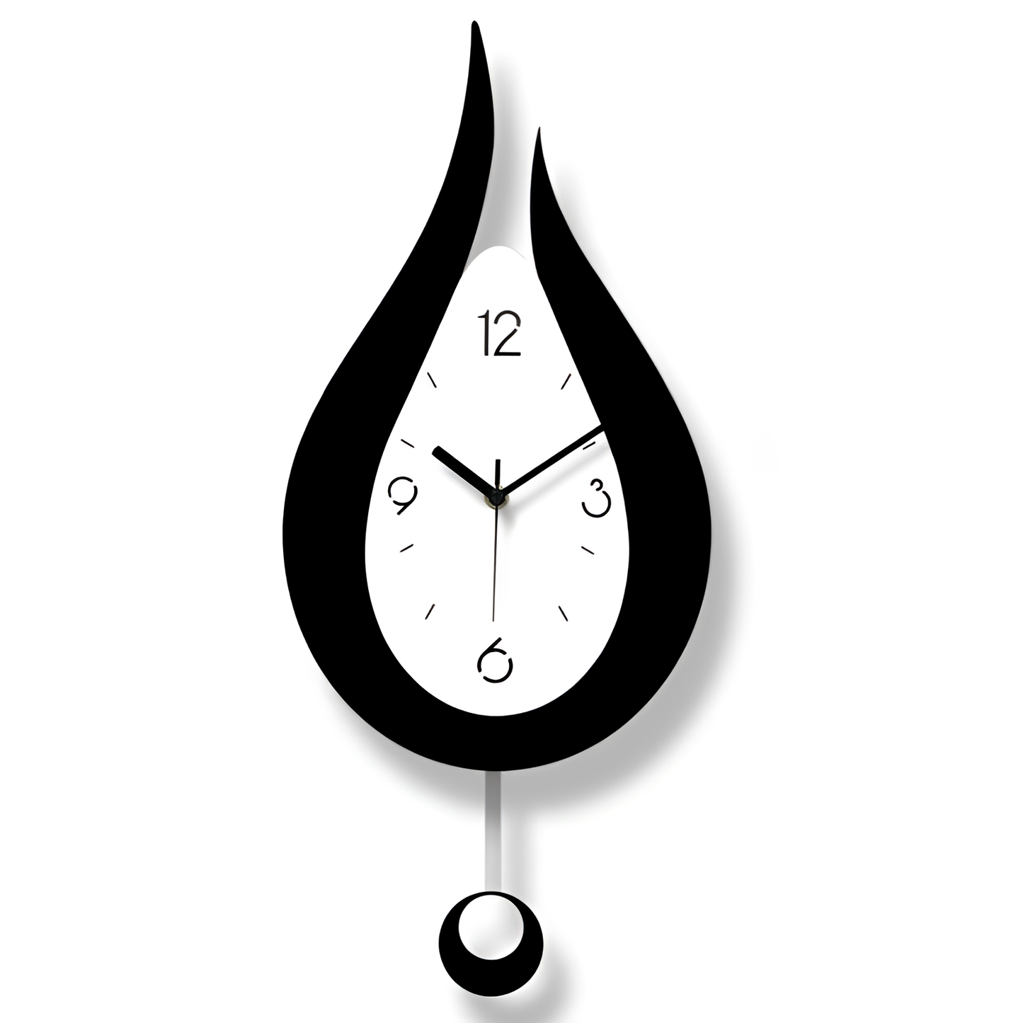 Lyon Modern Water Droplet Wall Clock | Clocks | NordicAbode.com