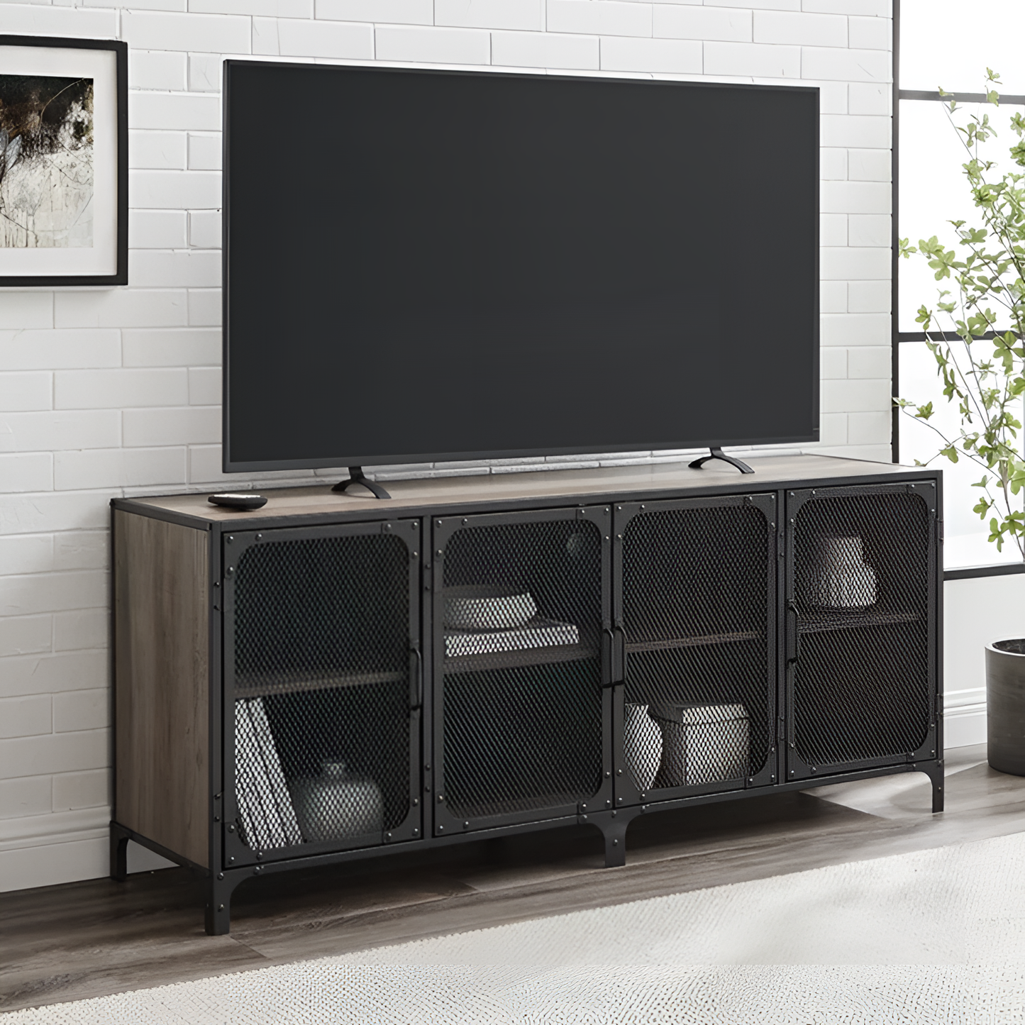 Munich Urban Industrial TV Console | Furniture | NordicAbode.com