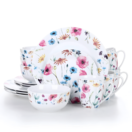 Doris 16-Piece Porcelain Dinnerware Set | Dinnerware | NordicAbode.com