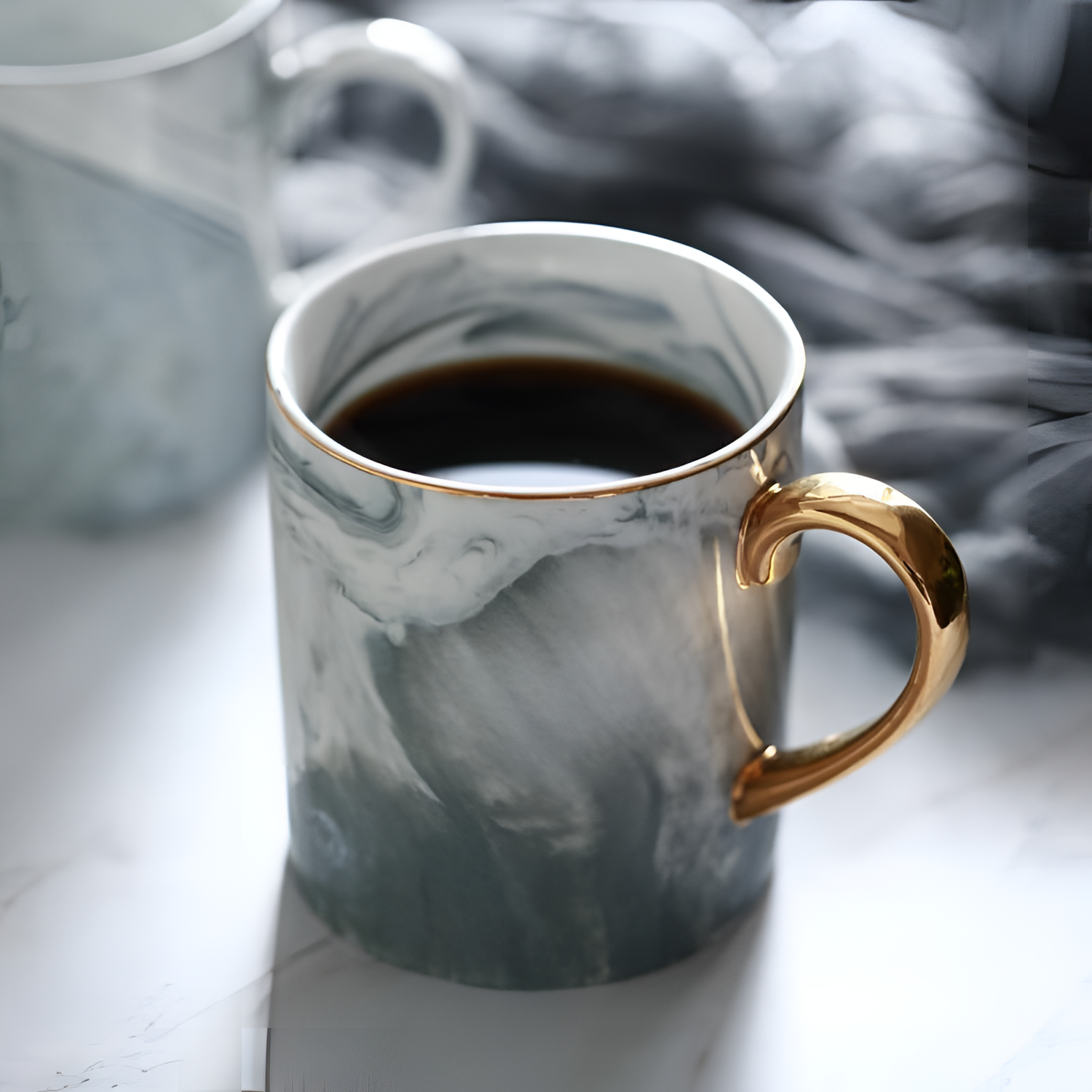 Gilded Marble Mug | Drinkware | NordicAbode.com