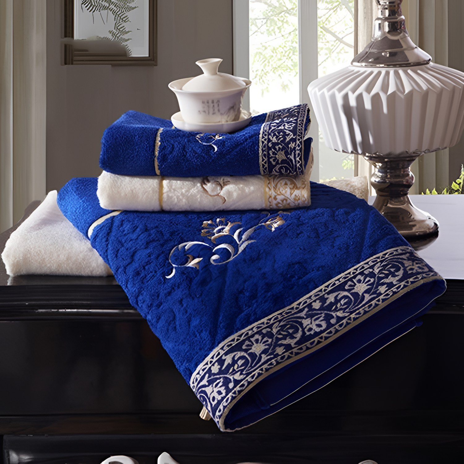 Pulpous Plush Cotton Towel Set | Bath Accessories | NordicAbode.com