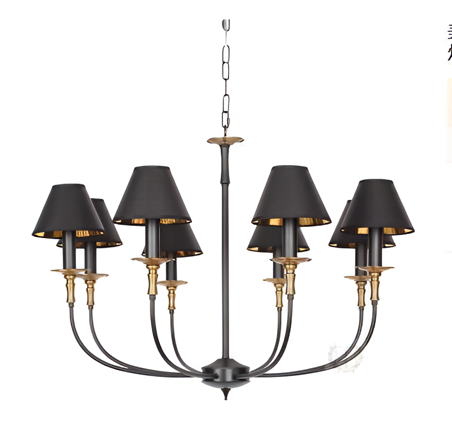 Black Retro Iron LED Chandelier | Lighting | NordicAbode.com