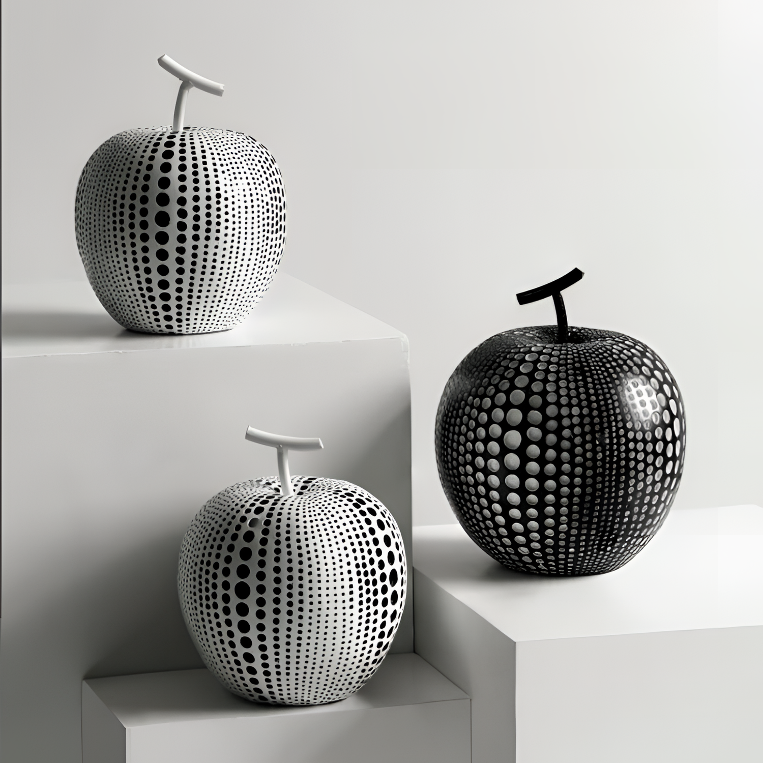 Decorative Contemporary Apple Figurine Decor | Figurines | NordicAbode.com