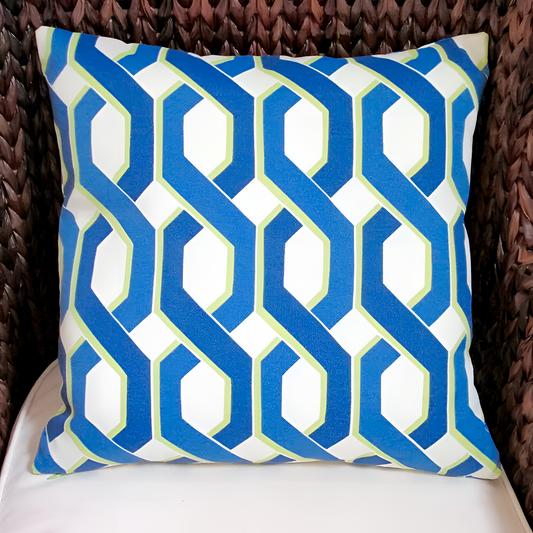 Geometric Indoor/Outdoor Throw Pillow | Pillows | NordicAbode.com