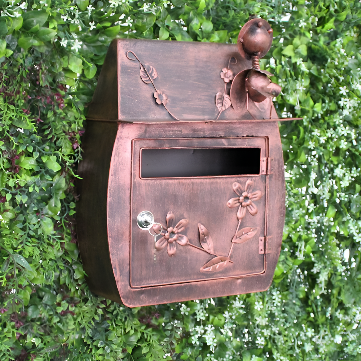 Chandler Retro Iron Mailbox | Outdoor Decor | NordicAbode.com