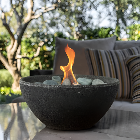 Concrete Portable Concrete Fire Bowl | Outdoor Living | NordicAbode.com